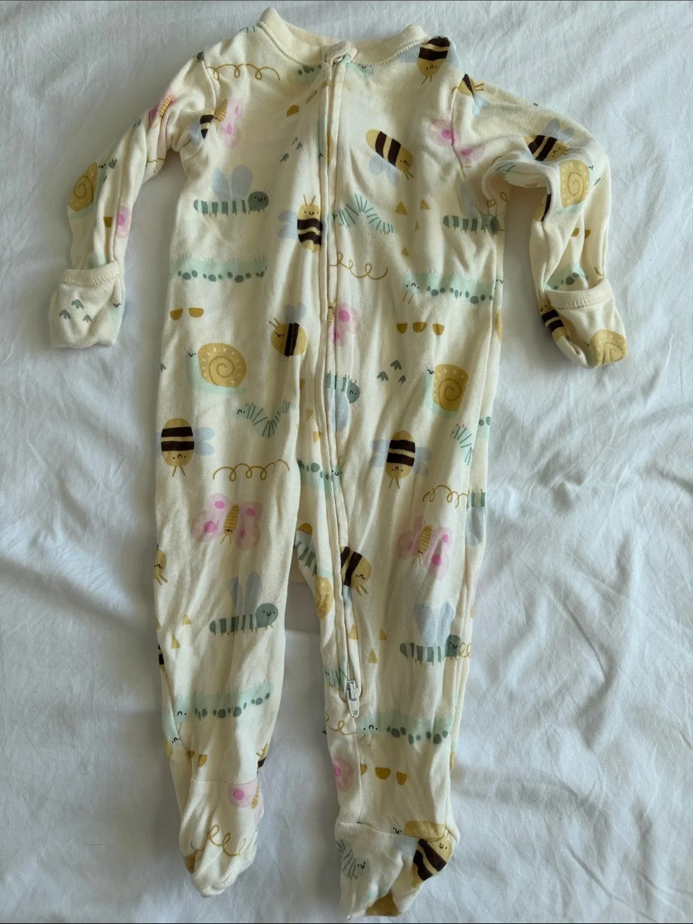 Old Navy Kids Sleepwear Bundle - Pink, Cream, Yellow, Green Accents